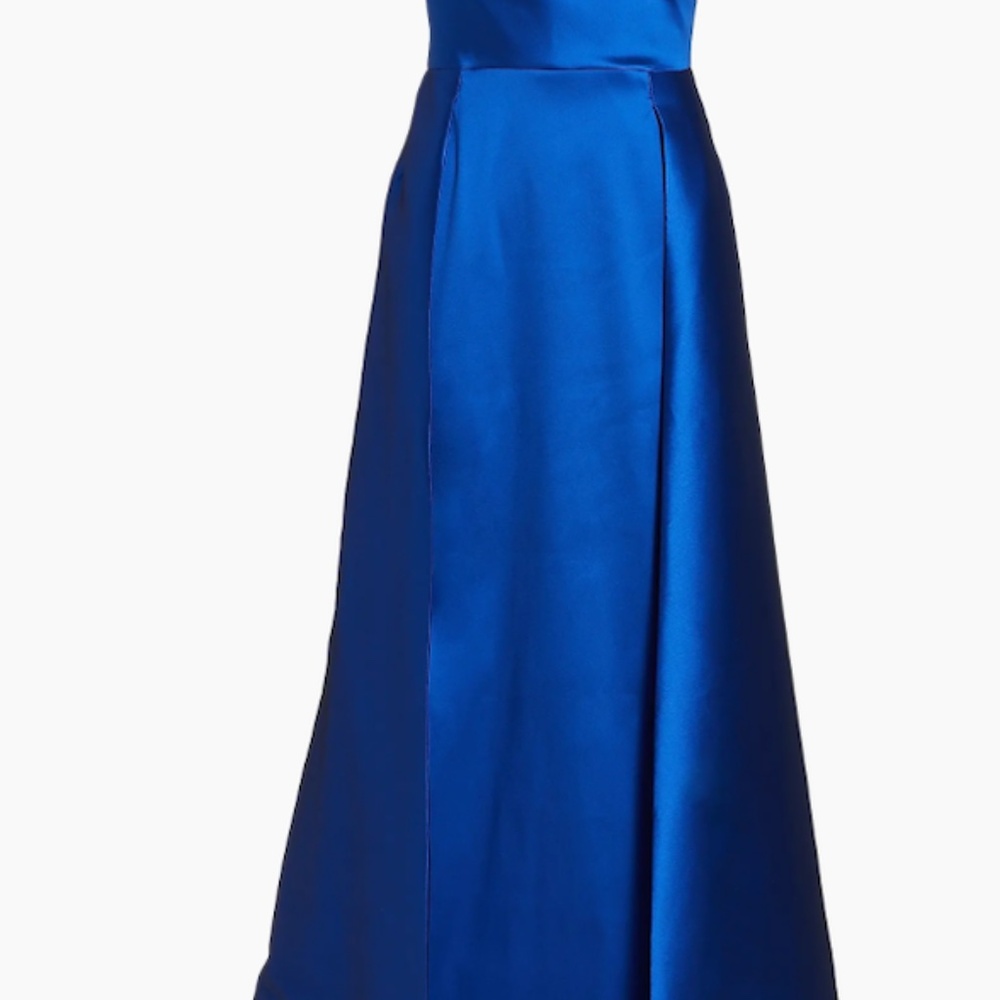 Teri Jon One Shoulder Stretch Gazar Gown NWT Size 6 - Picture 2 of 10